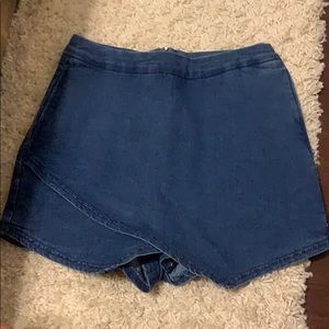 Denim Skort
